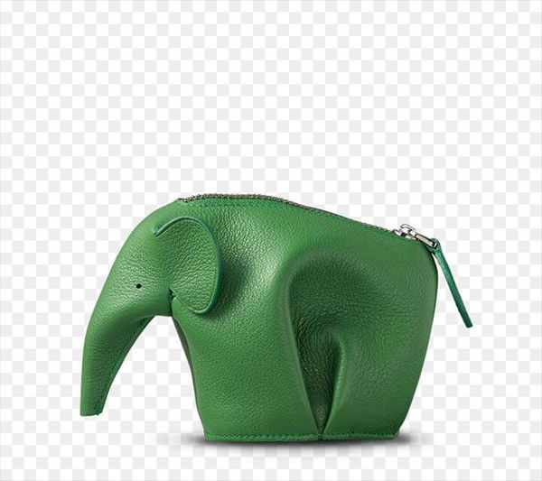 Handbag Coin purse Elephants - forest green backpack diy