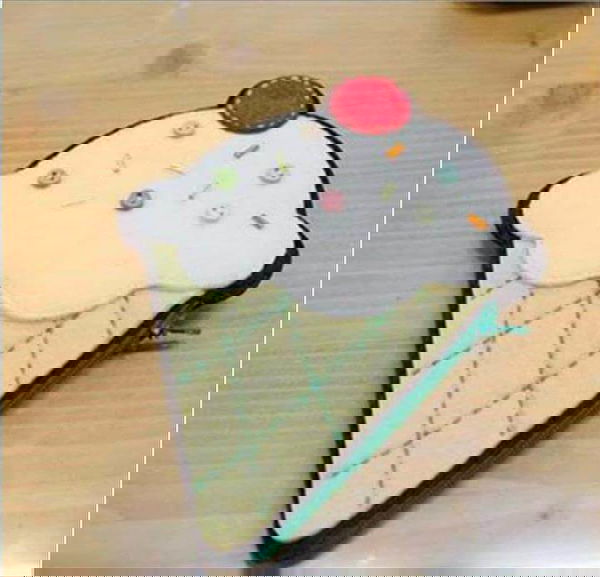 DIY Ice Cream Shaped Coin Purse