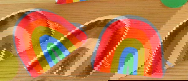 DIY Rainbow Coin Purse