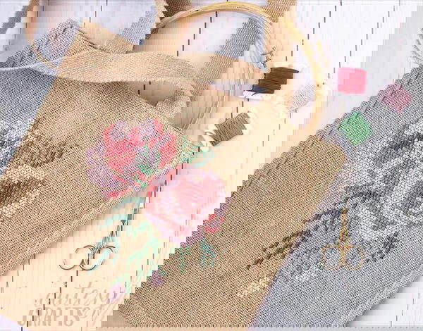 Free Cross stitch pattern, tote bag, storage