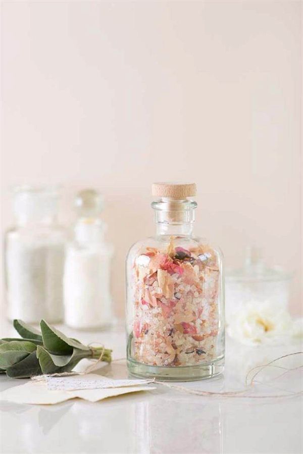DIY Floral Bath Salts