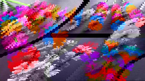 Sticky Gift Flower, Easy Flowers Making, Handmade Gift Ideas : DIY Paper Crafts
