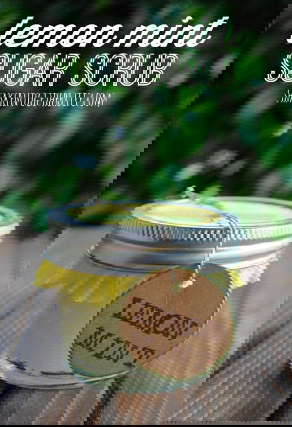 Diy Crafts Ideas. Lemon mint sugar scrub is a fantastic Mothers Day gift!