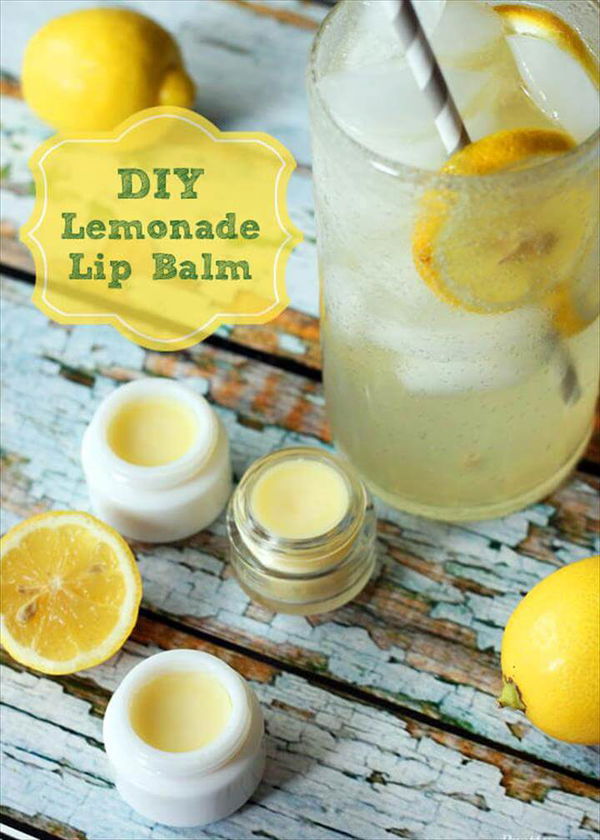 DIY Lemonade Lip Balm