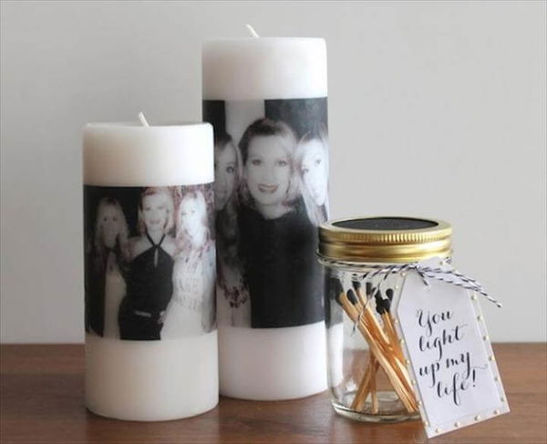 DIY Mother’s Day Photo Candle