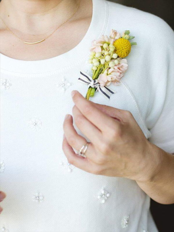 DIY Corsage for Mother's Day