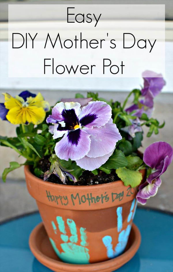 Mother's Day Flower Pot Craft Ideas Elegant Diy Flower Pot Mother's Day Gift Of Mother's Day