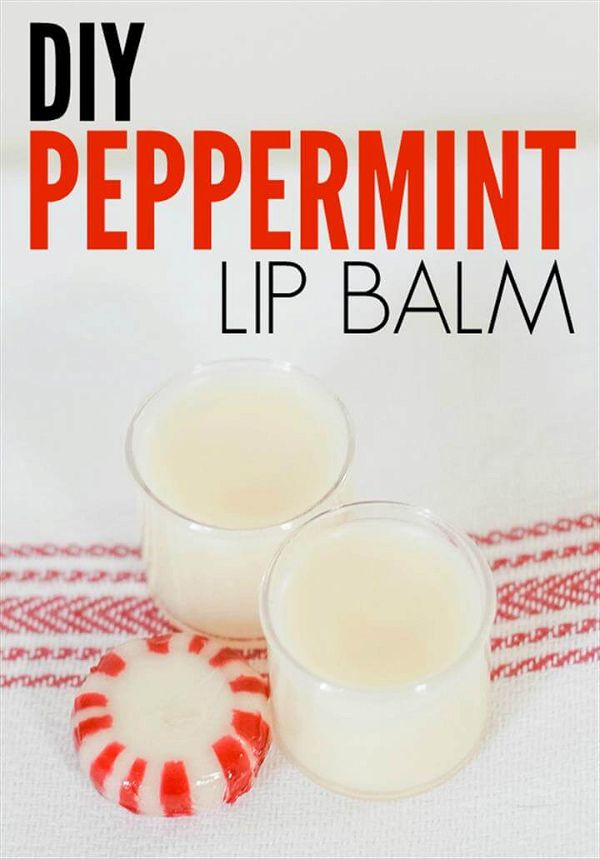Easy 3 Ingredient DIY Peppermint Lip balm