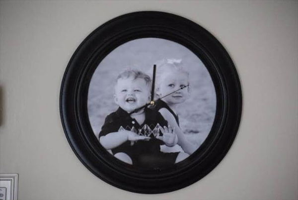 Photo Backed Clock