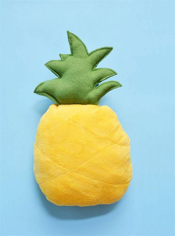 diy pillow pineapple consumer crafts
