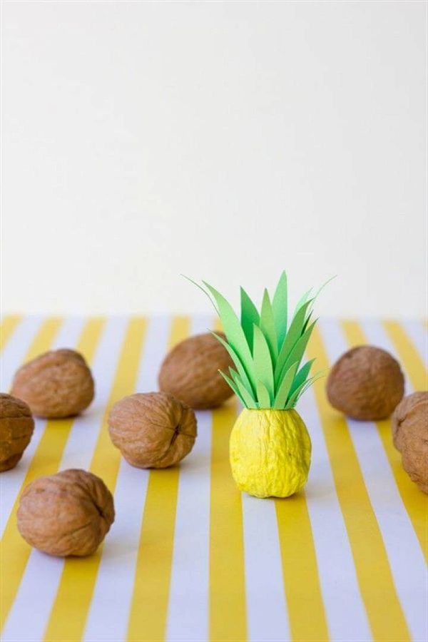 pineapples from walnuts.creative diy project ideasdiy craft ideas to make and selldiy products to selldiy sellable itemsdiy things to selldiy to selldiys to make and selleasy craft items to make and selleasy craft projects for kidseasy craft projects to selleasy crafts for kids to selleasy to do art projectsgood crafts to make and sellhome crafts to sellpreschool craft projects