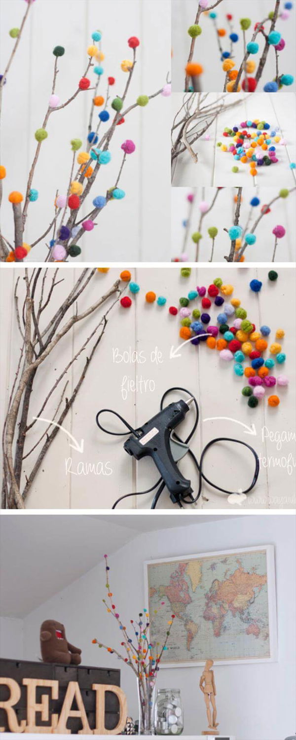 DIY Pom-Pom Tree