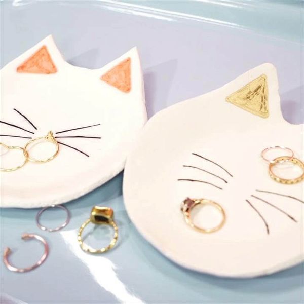 Kitty cat ring dishes