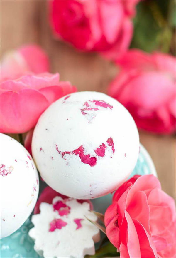 Mother's Day Bath Bomb, Rose Milk Bath Bomb