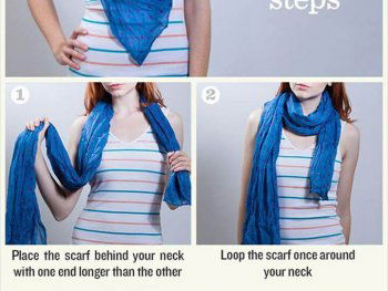 how to wear a scarf