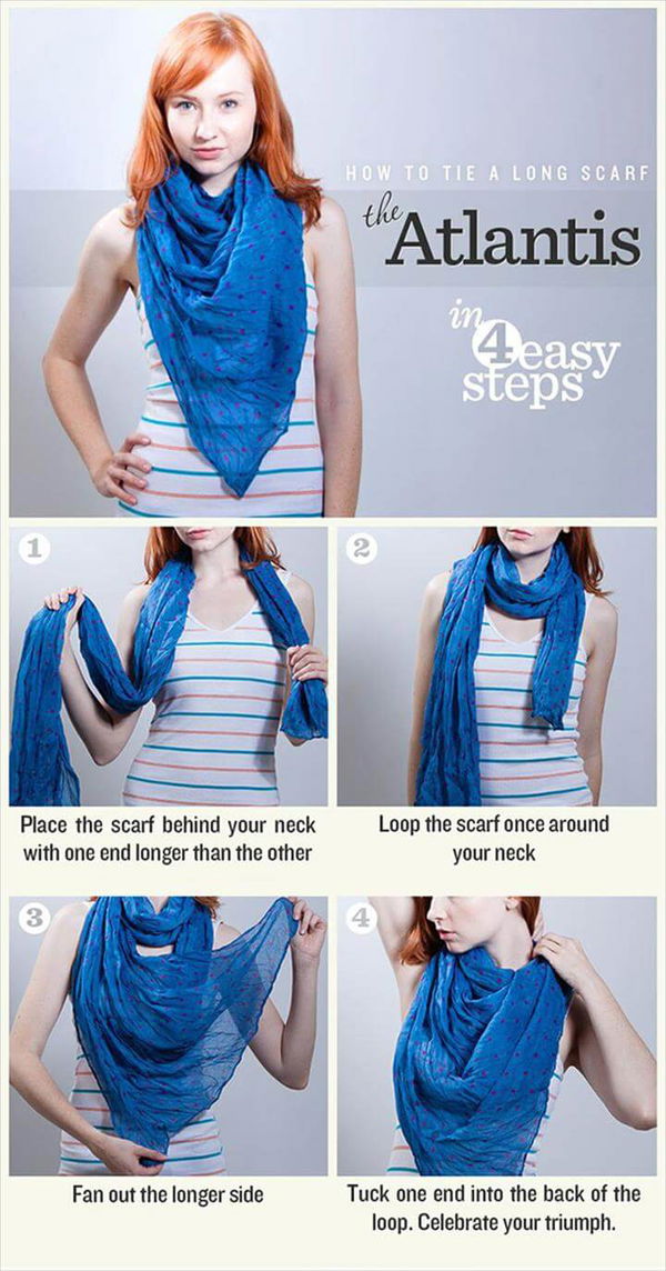 how to wear a scarf