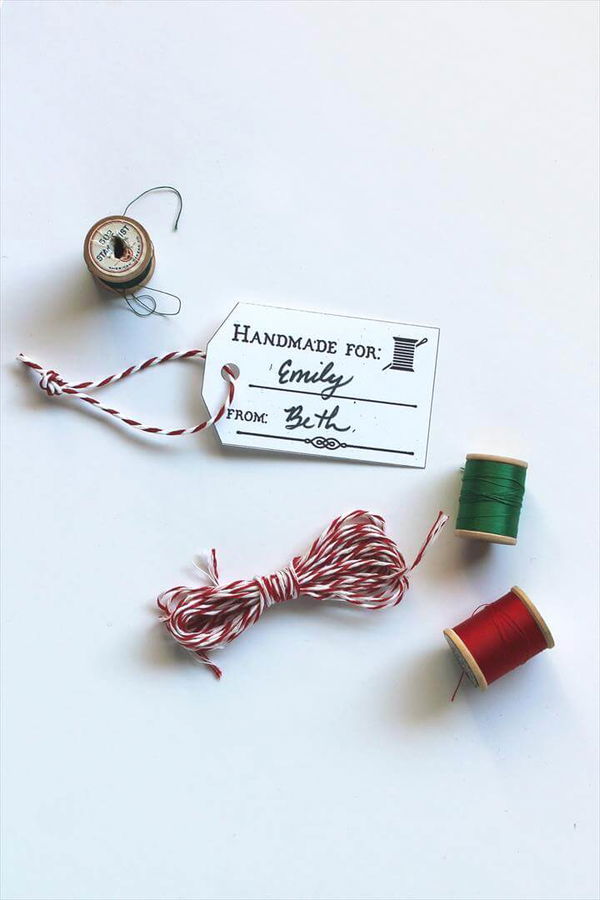 Free Printable Gift Tags for Handmade Gifts