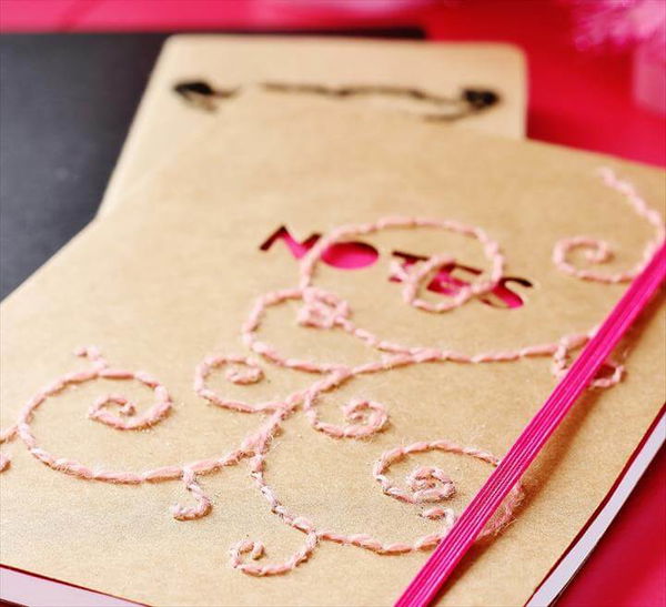 Hand-Stitched Notebook diy