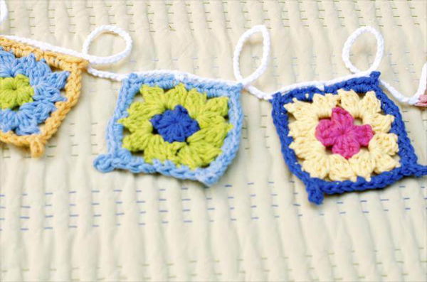 handmade crochet garland 