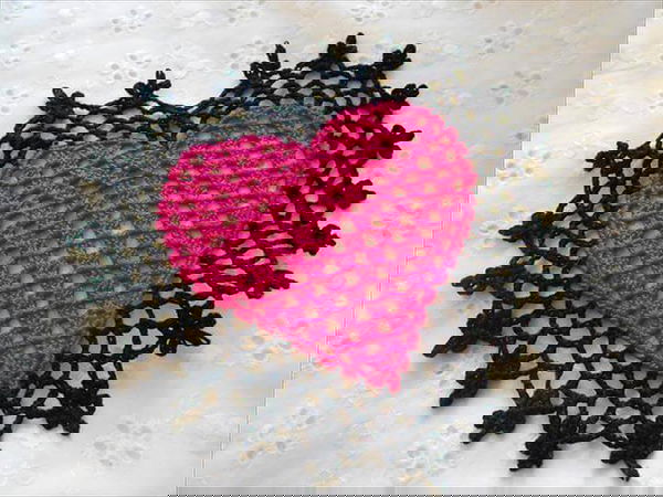 Heart Coaster or Mini Doily 
