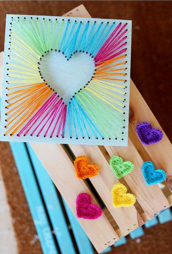 Heart String Art