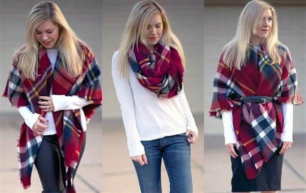 How To Wear A Blanket Scarf
