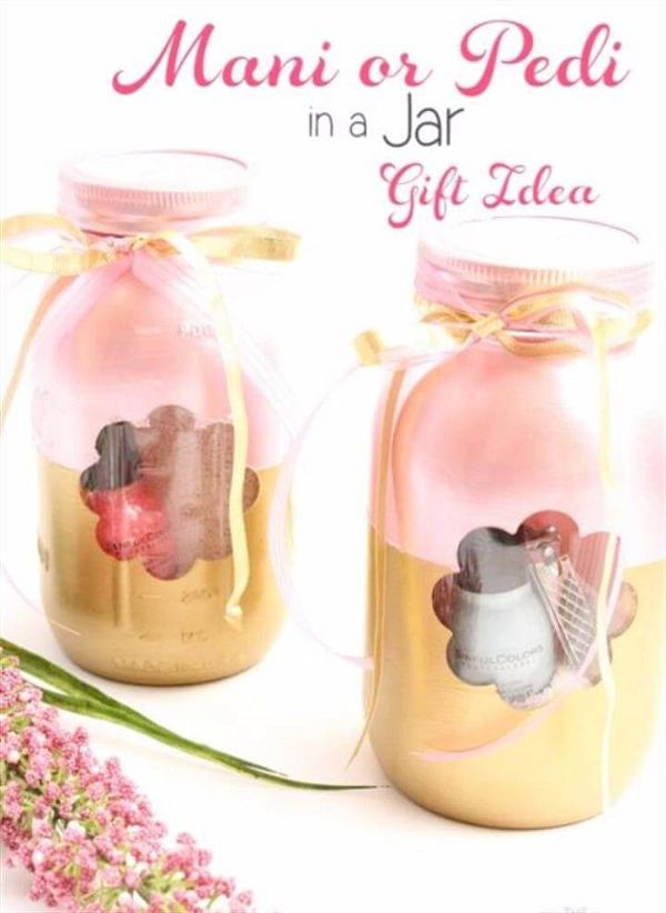 Manicure Or Pedicure In A Jar A Mother’s Day Gift Idea
