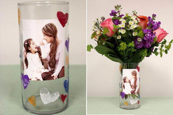 MOTHER’S DAY CRAFTS FOR KIDS: DIY PHOTO VASE