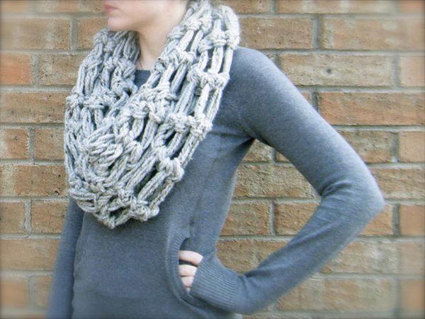 New bulky yarn crochet patterns scarf 