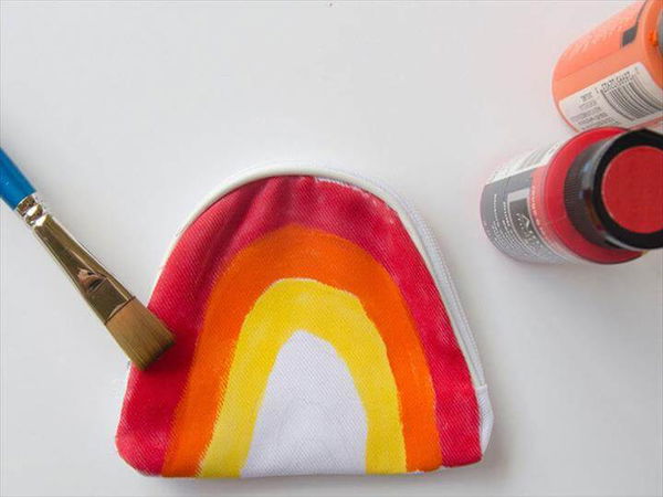 DIY Rainbow Coin Purse