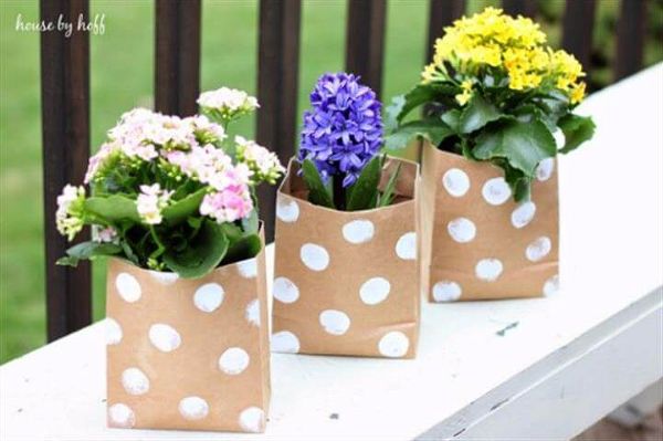 Paper Bag Flowers