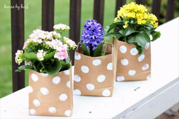 Paper Bag Flowers