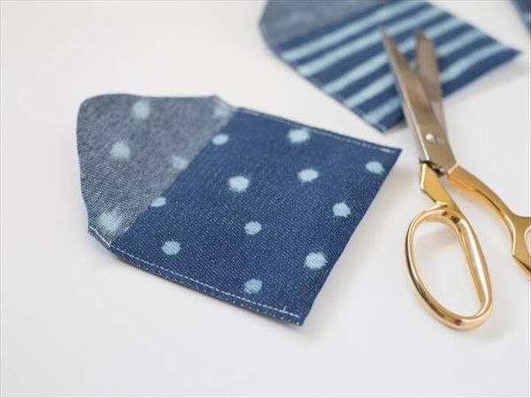  DIY Bleach Patterned Fabric Coin Pouch