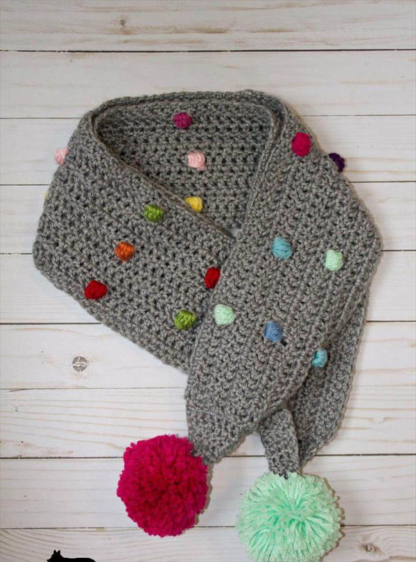 The Confetti Scarf, Crochet Scarf/ Infinity Scarf/ Crochet Scarf Pattern/ Crochet Pattern/ Textured Scarf/ Crochet Mega Scarf