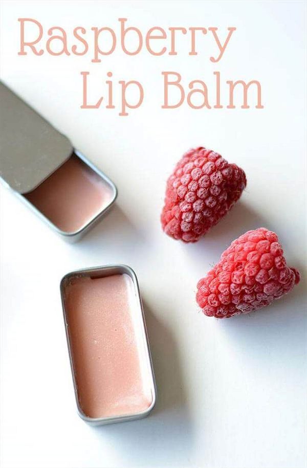 I love this diy raspberry lip balm. It's easy to make with just five ingredients