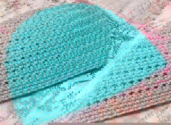 Simple Baby Hat Beanie Crochet Pattern