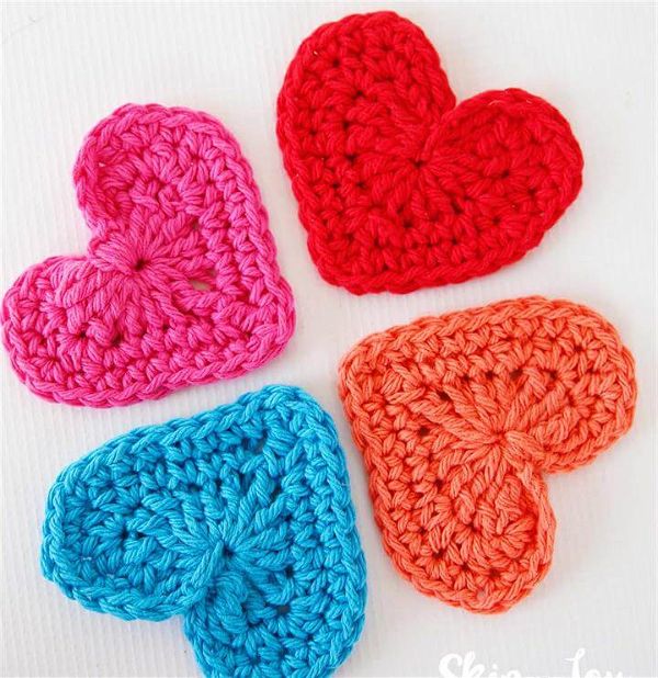 easy crochet heart 