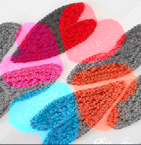 easy crochet heart 
