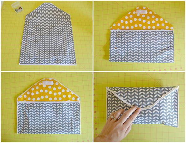 adorable DIY diaper clutch is so easy