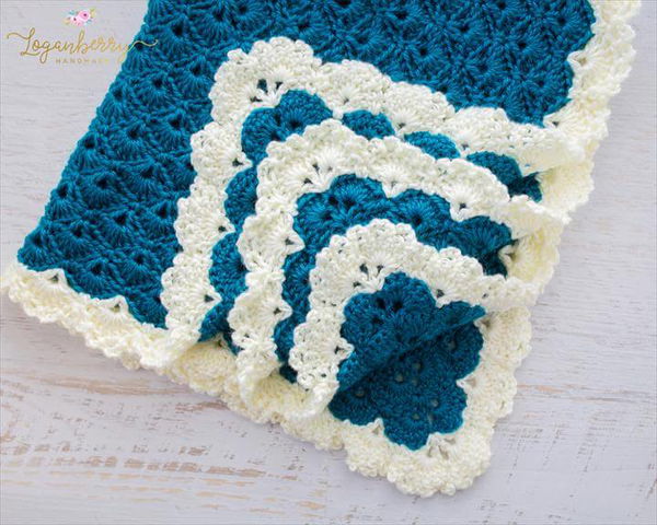 Antique Charm Crochet Blanket + Free Pattern + Tutorial, Crochet Baby Blanket Pattern, ...