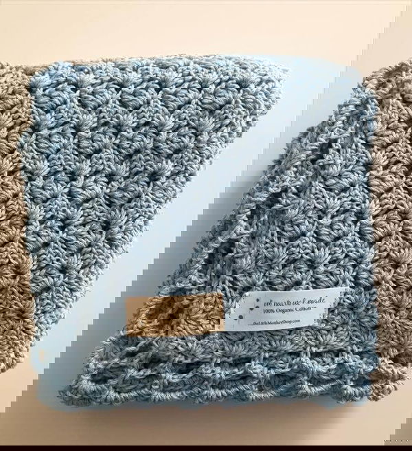 Crochet Pattern - Baby Blue Baby Blanket, Baby and Baby Blanket Crochet Patterns Tags: baby blanket boy, baby blanket heirloom, blue baby blanket, crochet pattern, crochet pattern baby, crochet pattern baby blanket, crochet pattern boys, easy crochet pattern