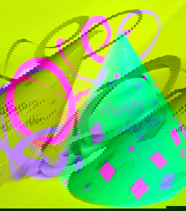 diy hat, party hat, new year, party
