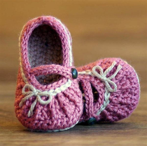 Crochet Baby Slippers Pattern Free
