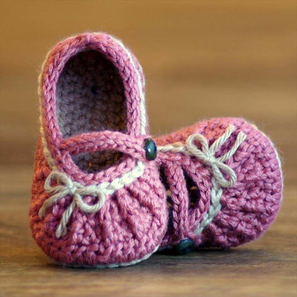 Crochet Baby Slippers Pattern Free