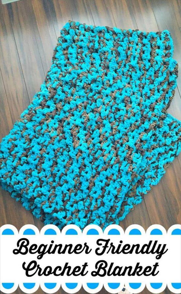 Easy Blanket Crochet Pattern, Crocheted, Crochet, Crochet blanket patterns, Blanket yarn