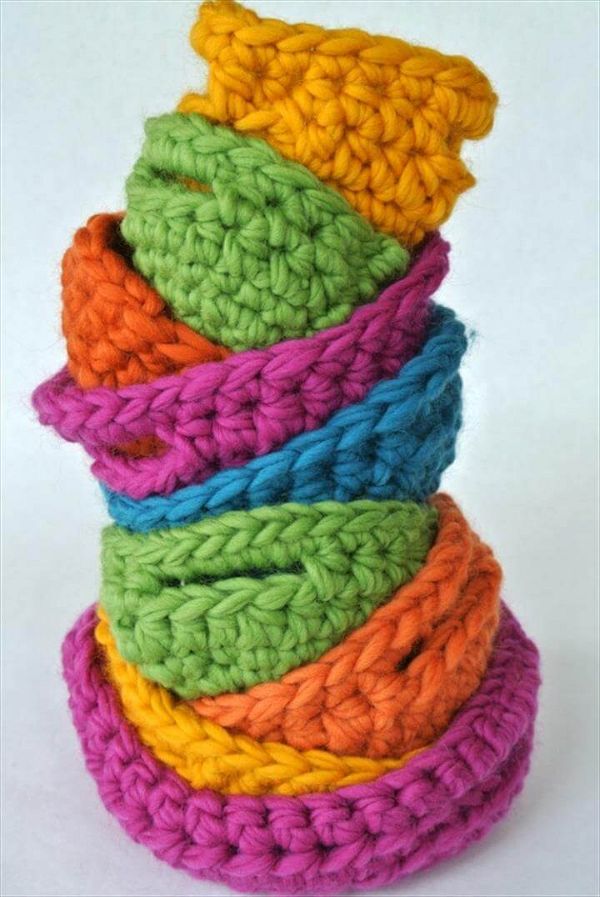 Crochet Mini-Baskets