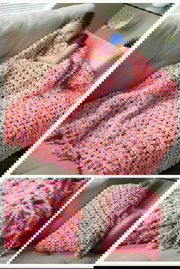 Crochet Sofa Blanket