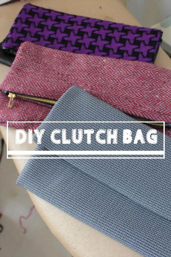 diy clutch bag | nice finish to the seams inside is creative inspiration for us. Get more photo about related with by looking at photos …