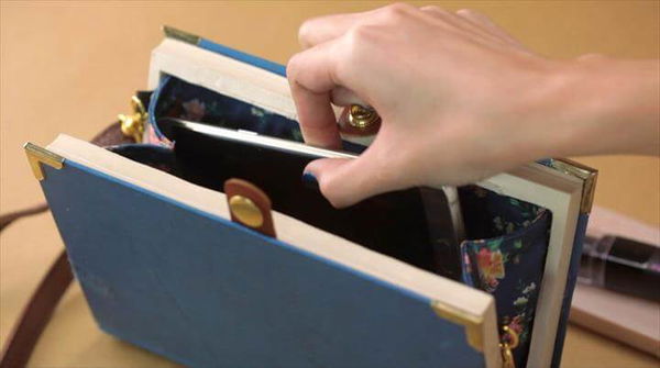 DIY clutch is perfect for book worms