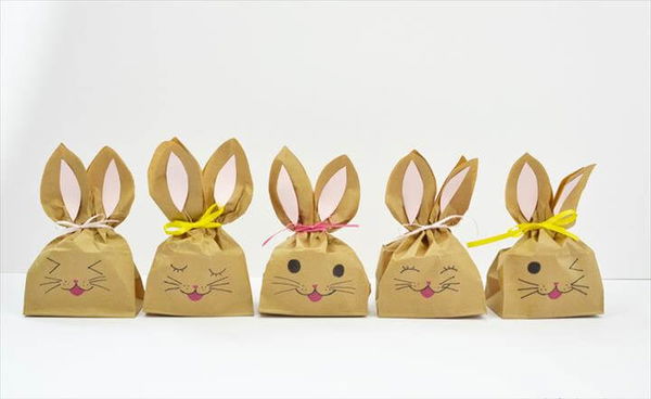 diy easter bunny treat bags